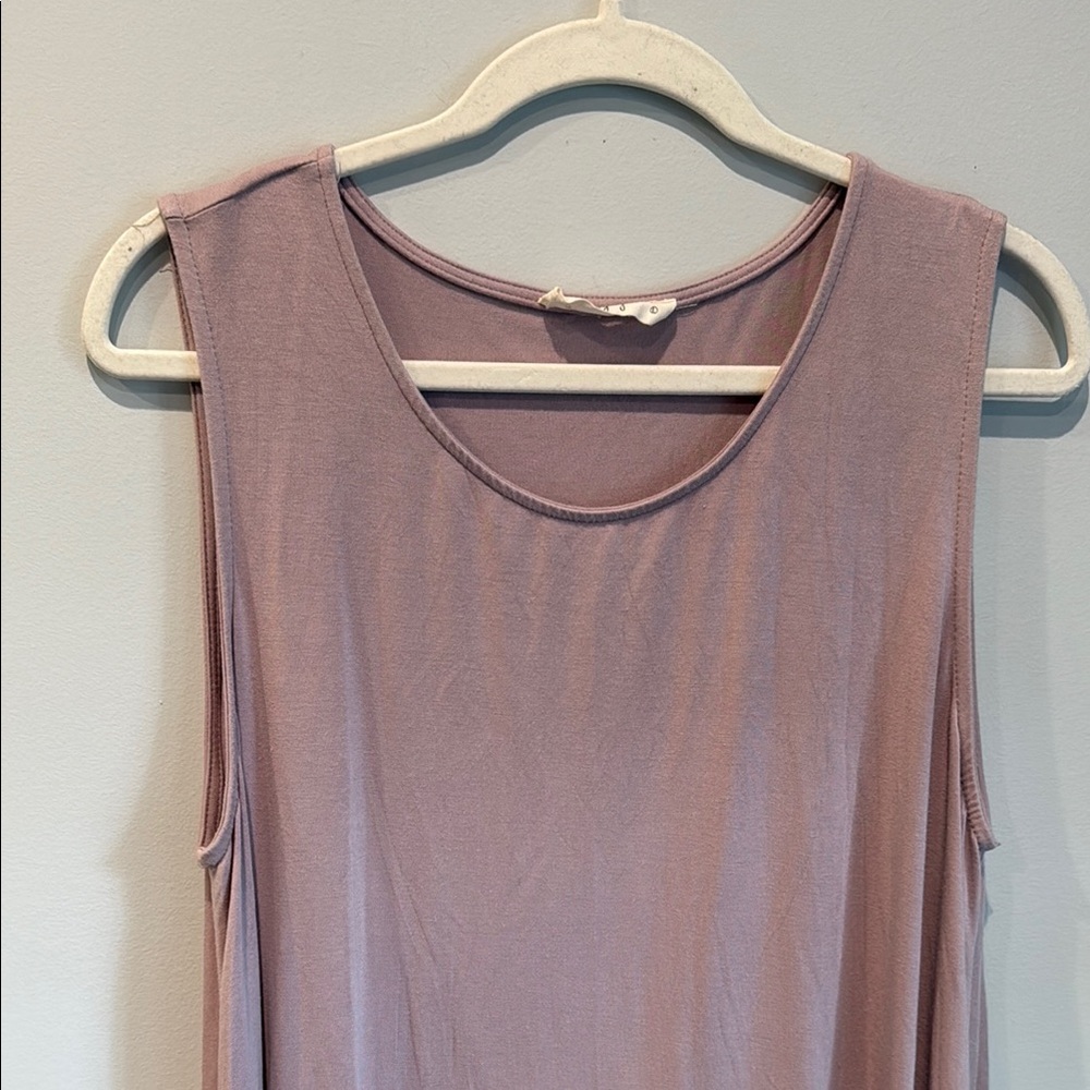 Molly Green Lavender Sleeveless Swing Dress
